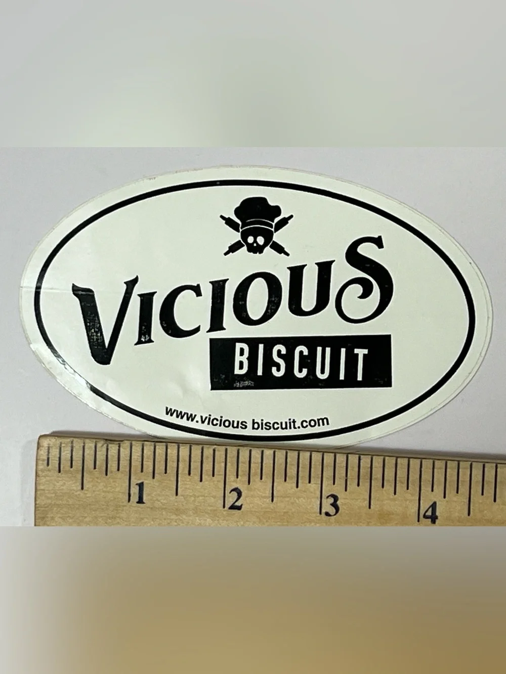 Vicious Biscuit Logo Sticker